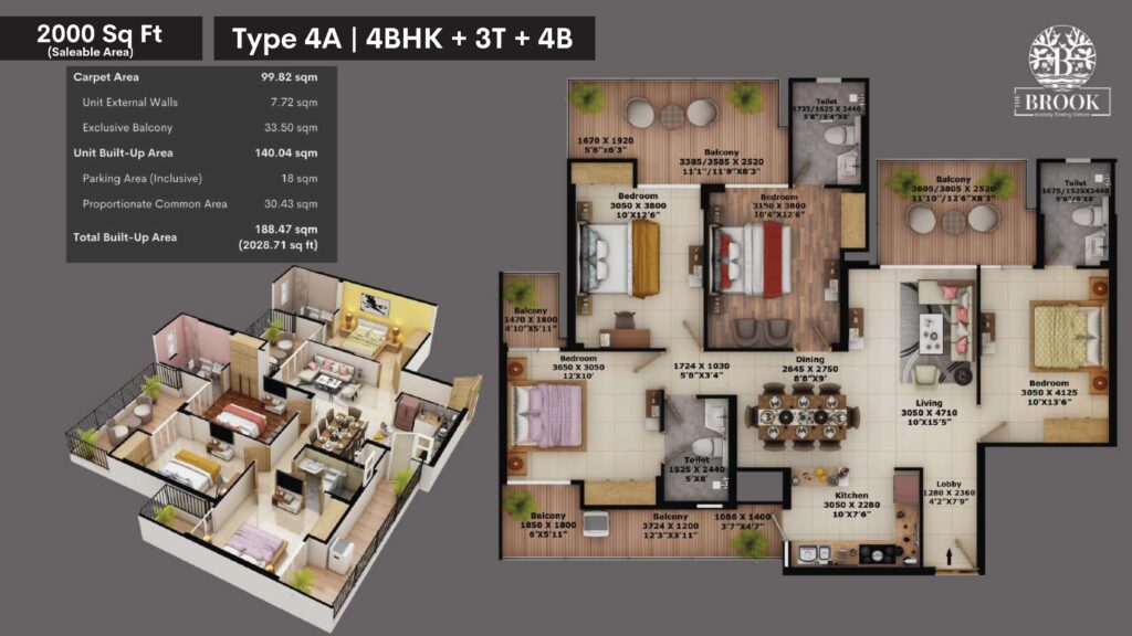 2000sf Floor Plan