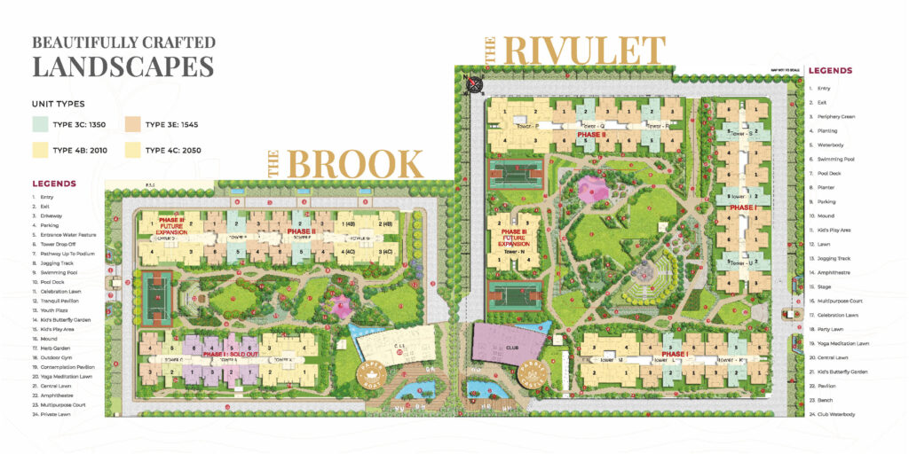 Fusion Brook Rivulet Site Layout